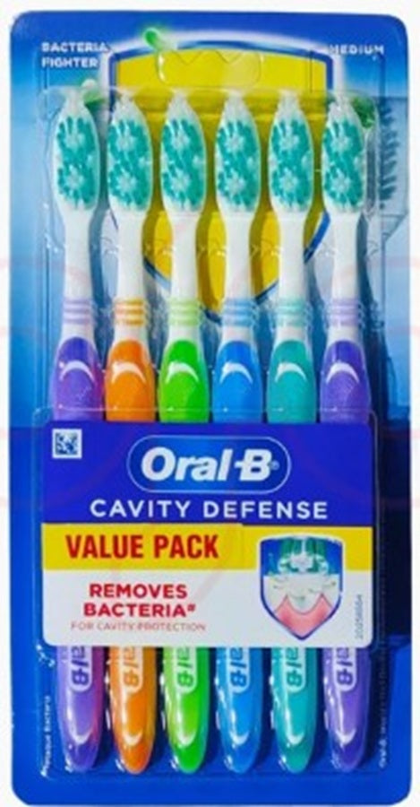 אורל בי שישיית מברשות שיניים קלאסיק מדיום - Oral B Classic 6 Toothbrush Medium