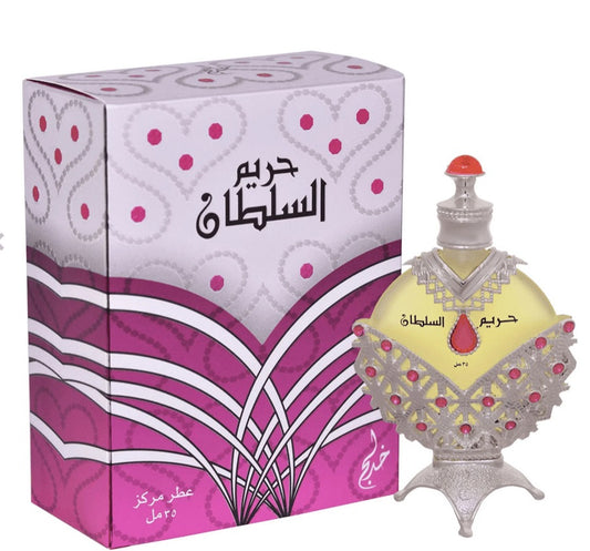 קאדלאג הרים אל סולטאן סילבר שמן מרוכז - Khadlaj Hareem Al Sultan Silver (w) Concentrated Oil Perfume 35 Ml