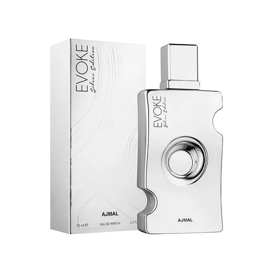 איווק סילבר של אג'מאל - Evoke Silver Edition by Ajmal 75ml E.D.P - בושם לאישה מקורי - בקבוק ואריזה