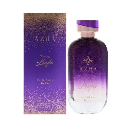 אזהה שיינינג ליילה - Azha Shining Layla 100ml E.D.P - בושם לאישה מקורי - בקבוק ואריזה