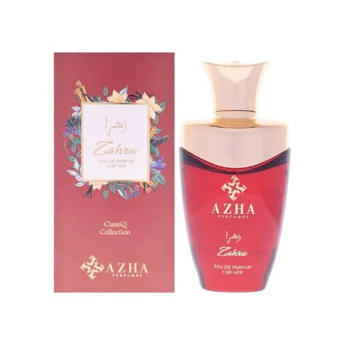 אזהה זהרה - Azha Zahra 100ml E.D.P - בושם לאישה מקורי - בקבוק ואריזה