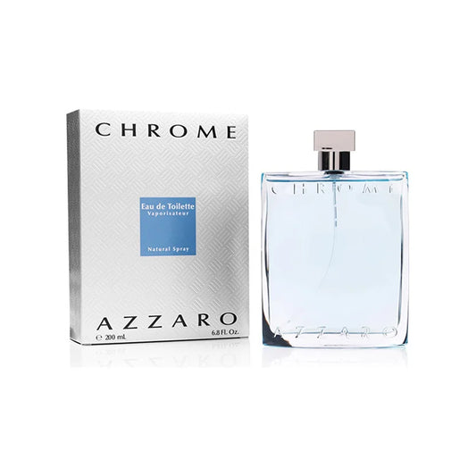 אזארו כרום - Azzaro Chrome 200ml E.D.T - בושם לגבר מקורי - בקבוק