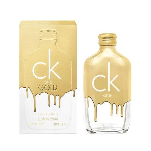 קלווין קליין סי קיי וואן גולד - Calvin Klein CK One Gold 200ml E.D.T - בושם יוניסקס מקורי - בקבוק