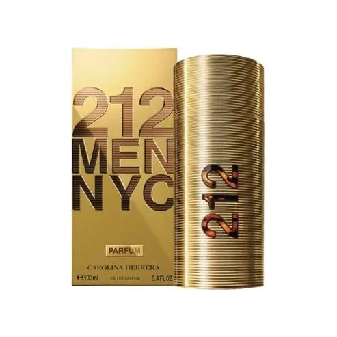 קרולינה הררה 212 מן - Carolina Herrera 212 Men 100ml Parfum - בושם לגבר מקורי - בקבוק ואריזה