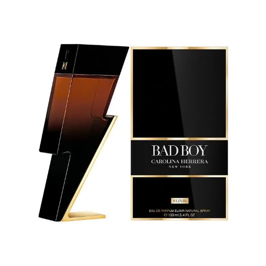 קרולינה הררה באד בוי אליקסיר - Carolina Herrera Bad Boy Elixir 100ml E.D.P - בושם לגבר מקורי - בקבוק ואריזה