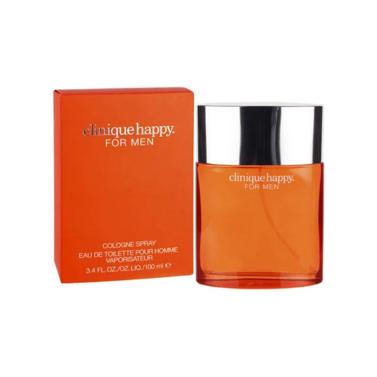 קליניק הפי פור מן - Clinique Happy For Men 100ml E.D.T - בושם לגבר מקורי - בקבוק ואריזה