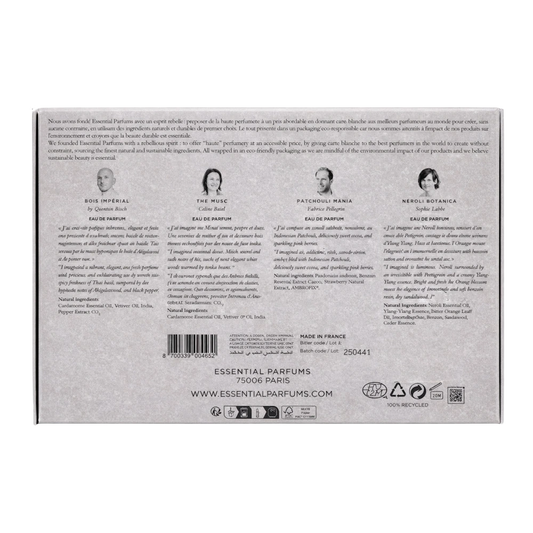 אסנשיאל פרפיום דיסקברי טרוול סט - Essential Parfums Discovery Travel Set 4×10ml