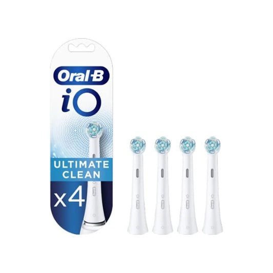 Oral-B iO Ultimate Clean White Brush Heads 4 Pack