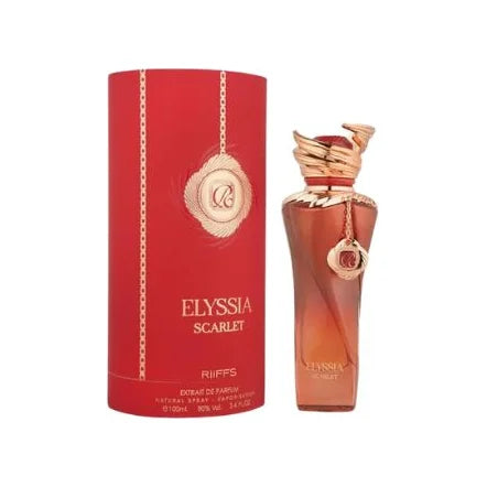 ריפס אליסיה סקרלט - Riiffs Elyssia Scarlet Extrait De Parfum 100ml - בושם יוניסקס מקורי - בקבוק ואריזה