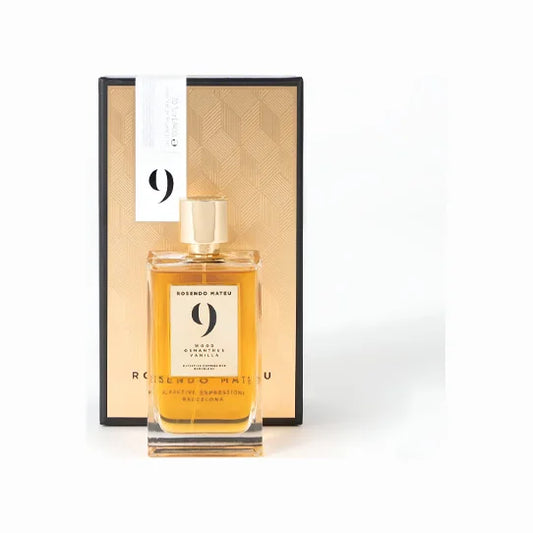 רוסנדו מטאו מס' 9 ווד אוסמנטוס ונילה - Rosendo Mateu No 9 Wood Osmanthus Vanilla 100ml E.D.P - בושם יוניסקס מקורי - בקבוק ואריזה