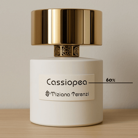 Tiziana Terenzi Cassiopea 100ml Extrait de Parfum -  טסטר משומש כ-60% נוזל - מציאון -  - לובן מור