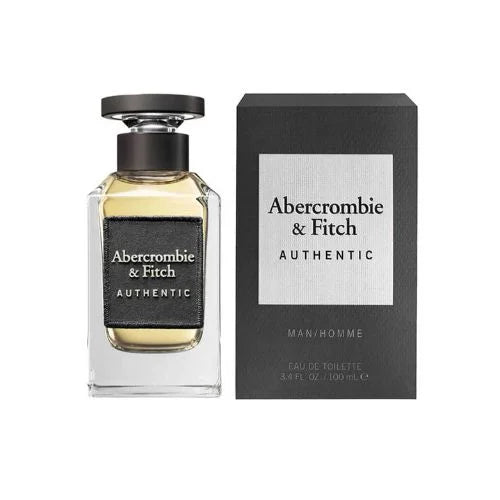 אברקרומבי אנד פיץ' אותנטיק מן - Abercrombie & Fitch Authentic Man 100ml E.D.T - בושם לגבר מקורי - בקבוק ואריזה