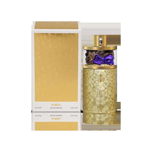 אג'מאל אורום אליקסיר - Ajmal Aurum Elixir 75ml E.D.P - בושם יוניסקס מקורי - בקבוק ואריזה