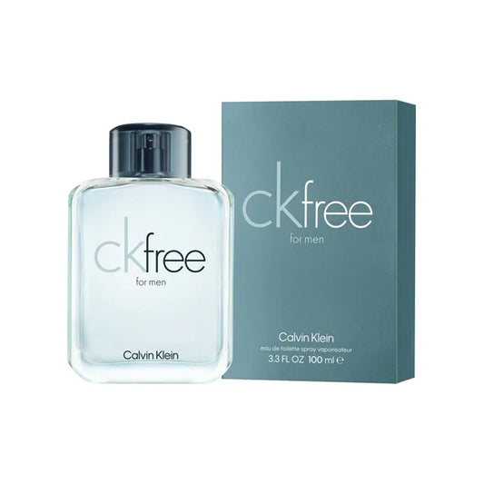 קלווין קליין סי קיי פרי פור מן - Calvin Klein CK Free For Men 100ml E.D.T - בושם לגבר מקורי - בקבוק ואריזה