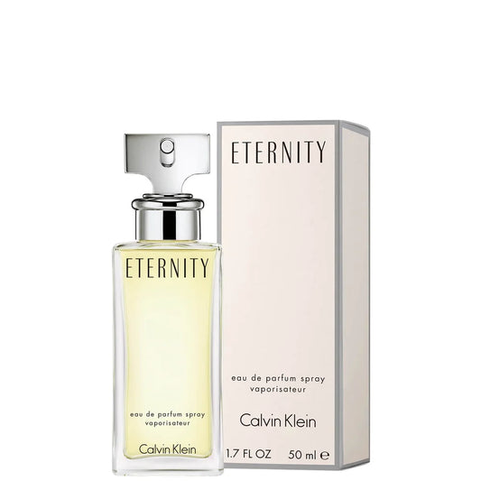 קלווין קליין אטרניטי - Calvin Klein Eternity 50ml E.D.P - בושם לאישה מקורי - בקבוק ואריזה