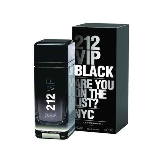 קרולינה הררה 212 וי.איי.פי בלאק - Carolina Herrera 212 VIP Black 200ml E.D.P - בושם לגבר מקורי - בקבוק ואריזה