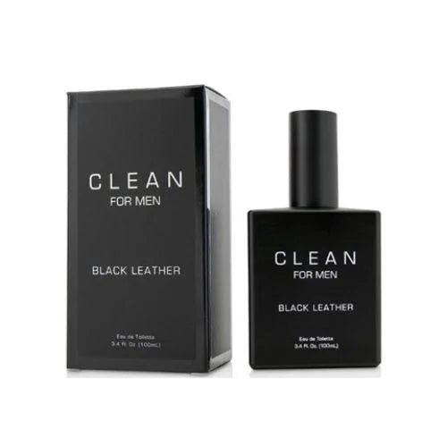 קלין בלאק לדר - Clean Black Leather 100ml E.D.T - בושם לגבר מקורי - בקבוק ואריזה