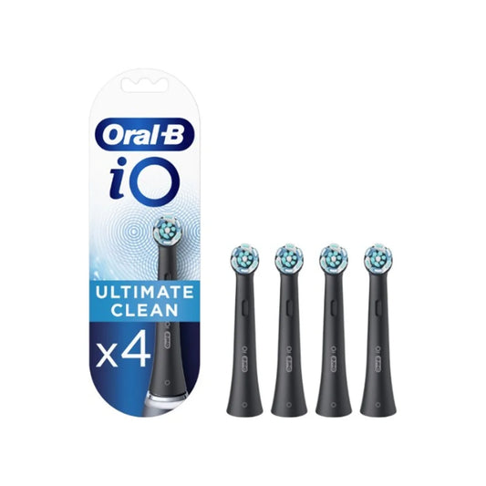 Oral-B iO Ultimate Clean Black Brush Heads 4 Pack