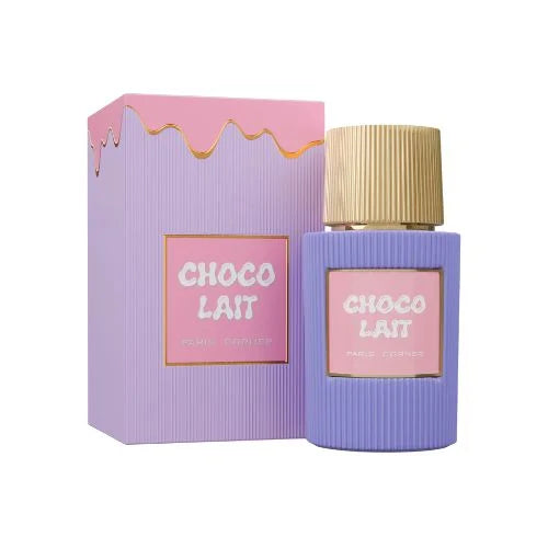פריז קורנר שוקו לה - Paris Corner Choco Lait 100ml E.D.P - בושם לאישה מקורי - בקבוק ואריזה