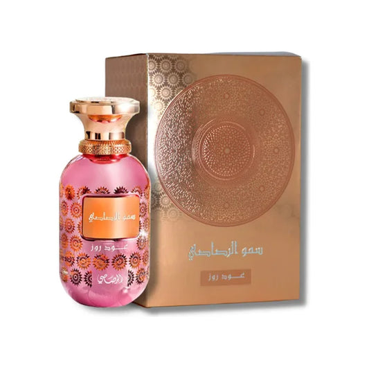 רסאסי עוד רוז - Rasasi Oud Rose 100ml E.D.P - בושם יוניסקס מקורי - בקבוק