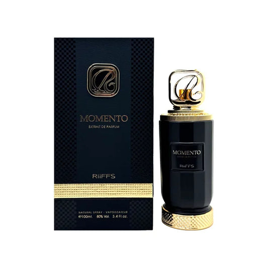ריפס מומנטו - Riiffs Momento Extrait De Parfum 100ml - בושם יוניסקס מקורי - בקבוק ואריזה