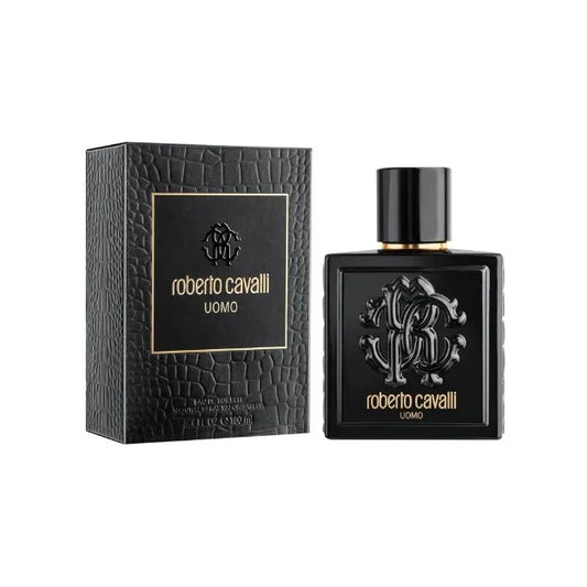 רוברטו קוואלי אומו - Roberto Cavalli Uomo 100ml E.D.T - בושם לגבר מקורי - בקבוק