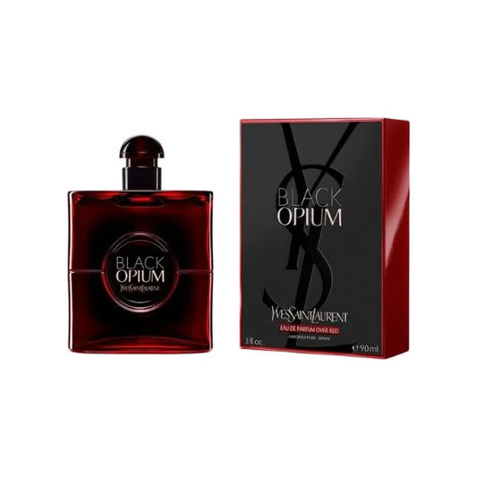 איב סאן לורן בלאק אופיום אובר רד - Yves Saint Laurent Black Opium Over Red 90ml E.D.P - בושם לאישה מקורי - בקבוק