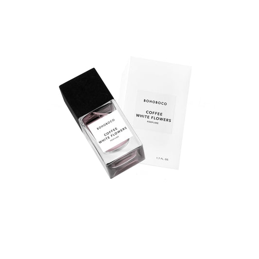 בוהובוקו קפה פרחים לבנים - Bohoboco Coffee White Flowers 50ml Parfum - בושם יוניסקס מקורי
